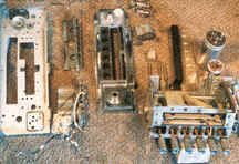 Photo of dismantled radio